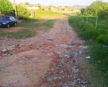 Urbanização de via pública         : Samuel reforça pedido