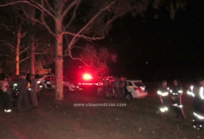 Notícia de queda para a cidade        agora à noite