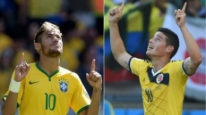 Brasil e Colômbia: jogo coloca craques em lados opostos