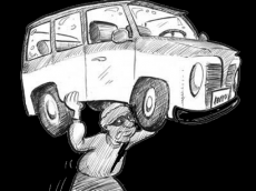 Polícia localiza veículo                        furtado