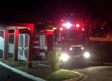 Susto em condomínio de luxo      mobiliza Bombeiros