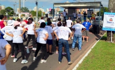 Domingo de lazer: sucesso            na avenida das Esmeradas 