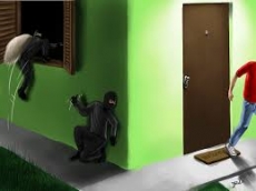 Ladrões furtam objetos de casa na zona Oeste