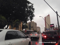 Com a chuva, mais acidentes        na cidade