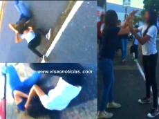 VIOLÊNCIA: vídeo mostra briga entre alunas