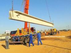 Viaduto: operação de alto risco na SP-333