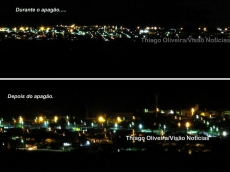 Furto de fios causou apagão            , informa PM