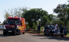 Mulher cai de moto                                                            na Zona Norte       