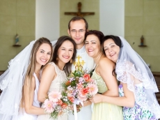 Quatro irmãs se casam juntas               no ES