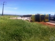 Caminhão: acidentes na região