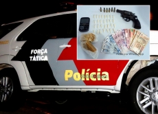 Força Tática prende traficante