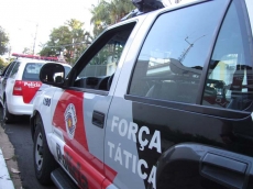 Força Tática recupera                     motocicleta furtada em Garça