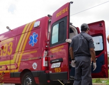 Colisão com motos       deixa vítima no centro