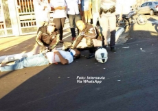 Tarde de muitos acidentes           mobiliza Bombeiros e SAMU