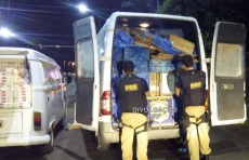 Polícia Rodoviária Federal apreende carga de cigarros contrabandeados