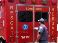 Criança é atropelada                                                               no centro de Marília