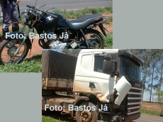 Moto: acidente mata dois           na região