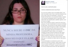 Acima do peso: professora é              considerada não apta em concurso