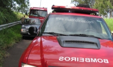 Incêndio de grande proporção          na zona rural preocupa o Corpo de Bombeiros.