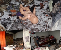 Casa é destruída em incêndio          :moradora usava vela por falta de energia