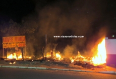 É FOGO! Focos de incêndio por toda cidade