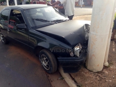 Motorista bêbado: acidente